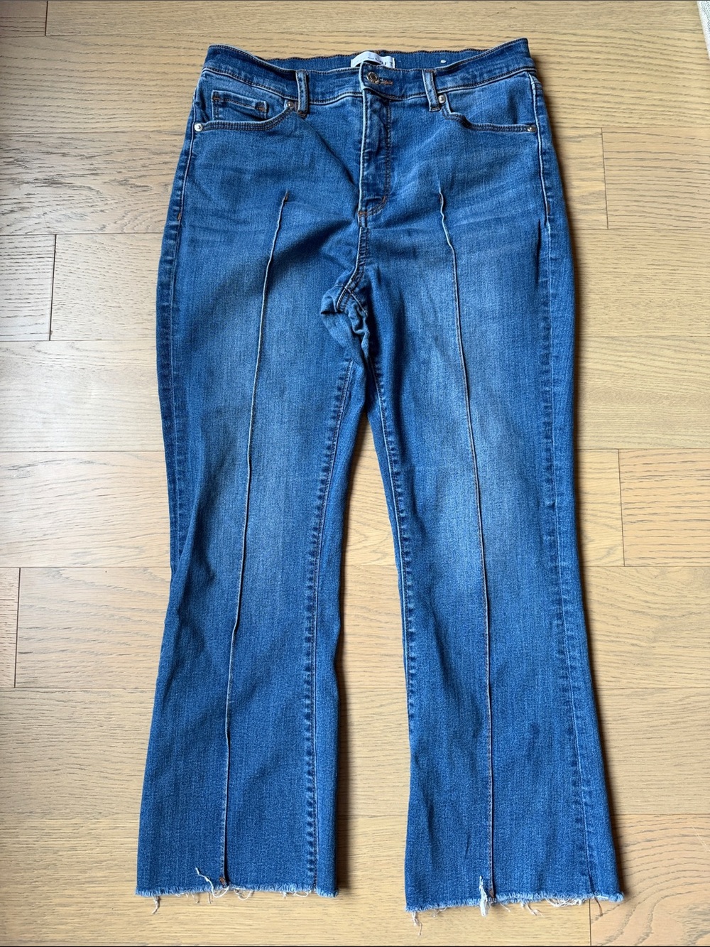 LOFT kick crop jeans